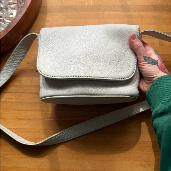 Coach Cream Leather Crossbody Bag - Picture 2 of 5